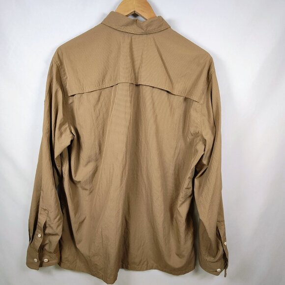 Eddie Bauer Men's XL Long Sleeve Button Down Fishing Shirt - Picture 2 of 11